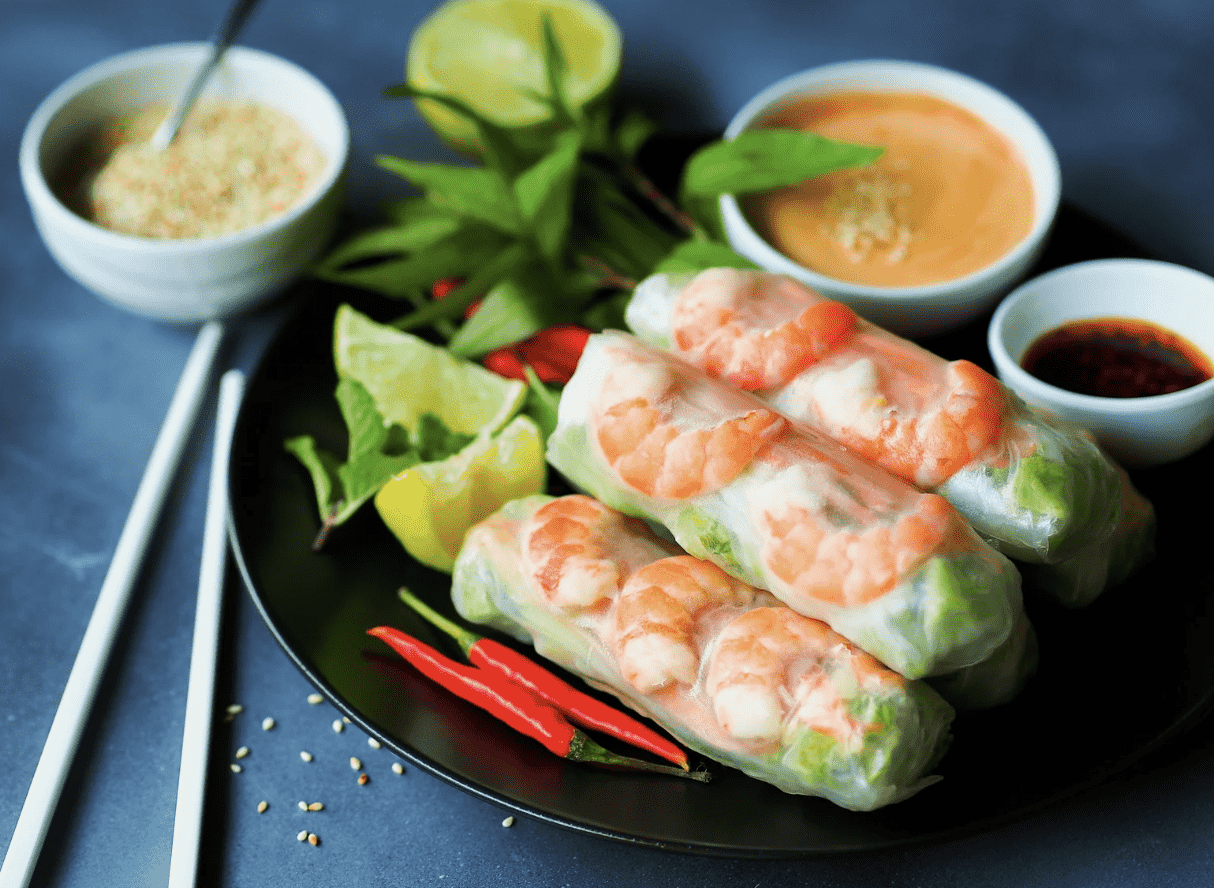 Vietnamese Prawn Rolls